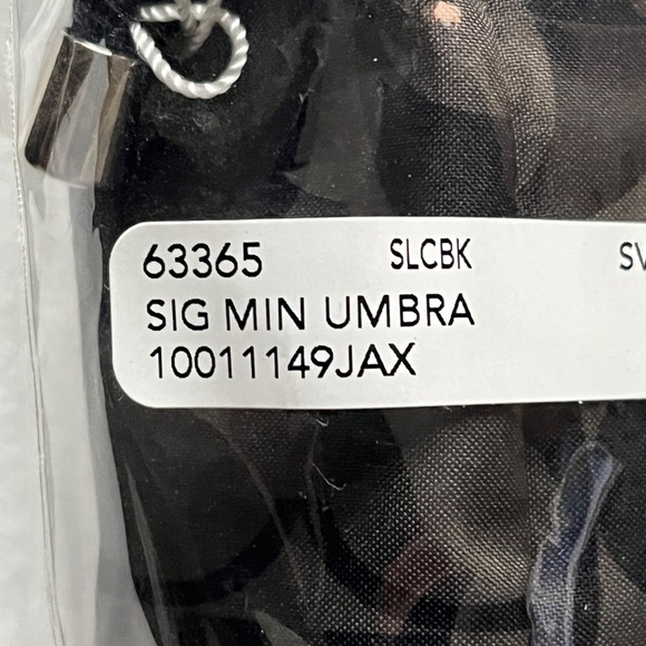 NWT Coach Black and Graphite Mini Umbrella - Picture 4 of 6